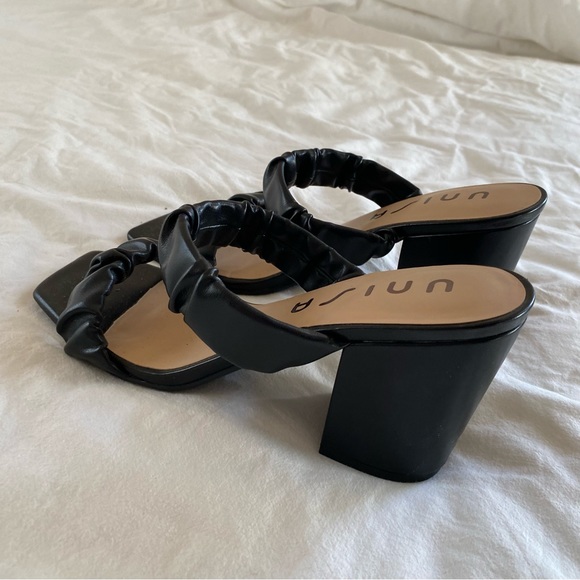 Black Heeled Sandals - Picture 3 of 5